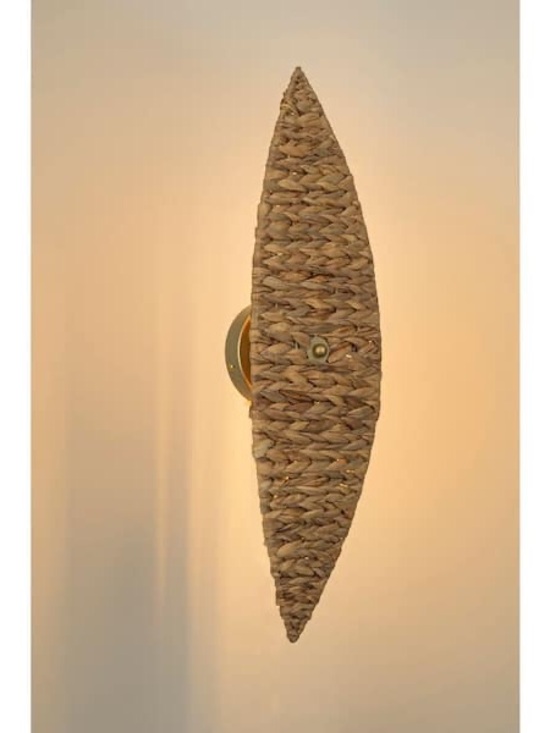 ELE Lighting Other - Handwoven Seagrass Wall Sconce - Natural Brown